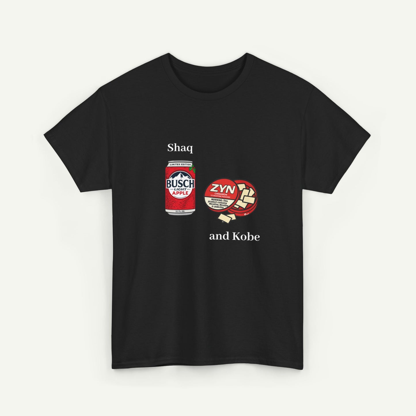 Shaq and Kobe T-Shirt (Busch Apple & Zyns)