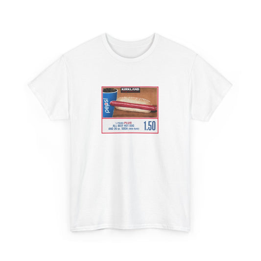 Costco Hotdog T-Shirt (Without Quote On Back)