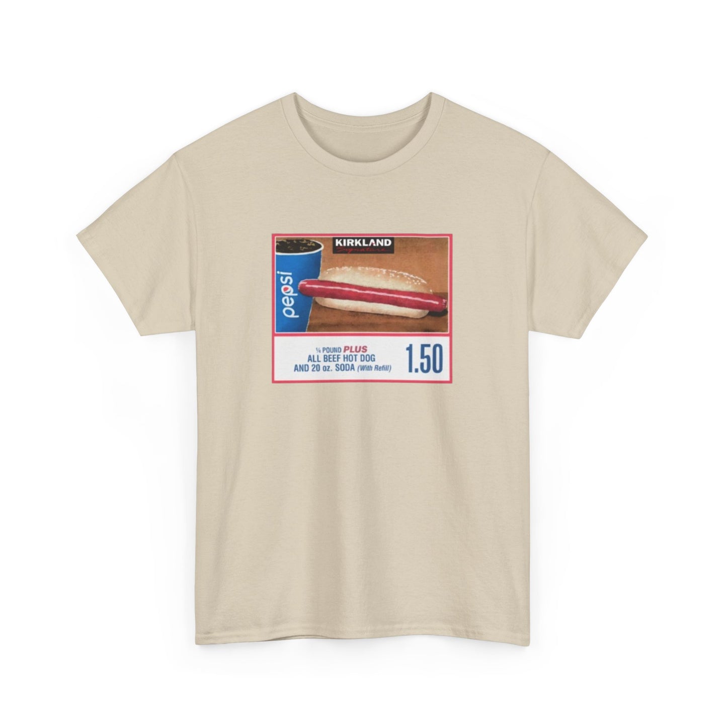 Costco Hotdog T-Shirt (With Quote On Back)