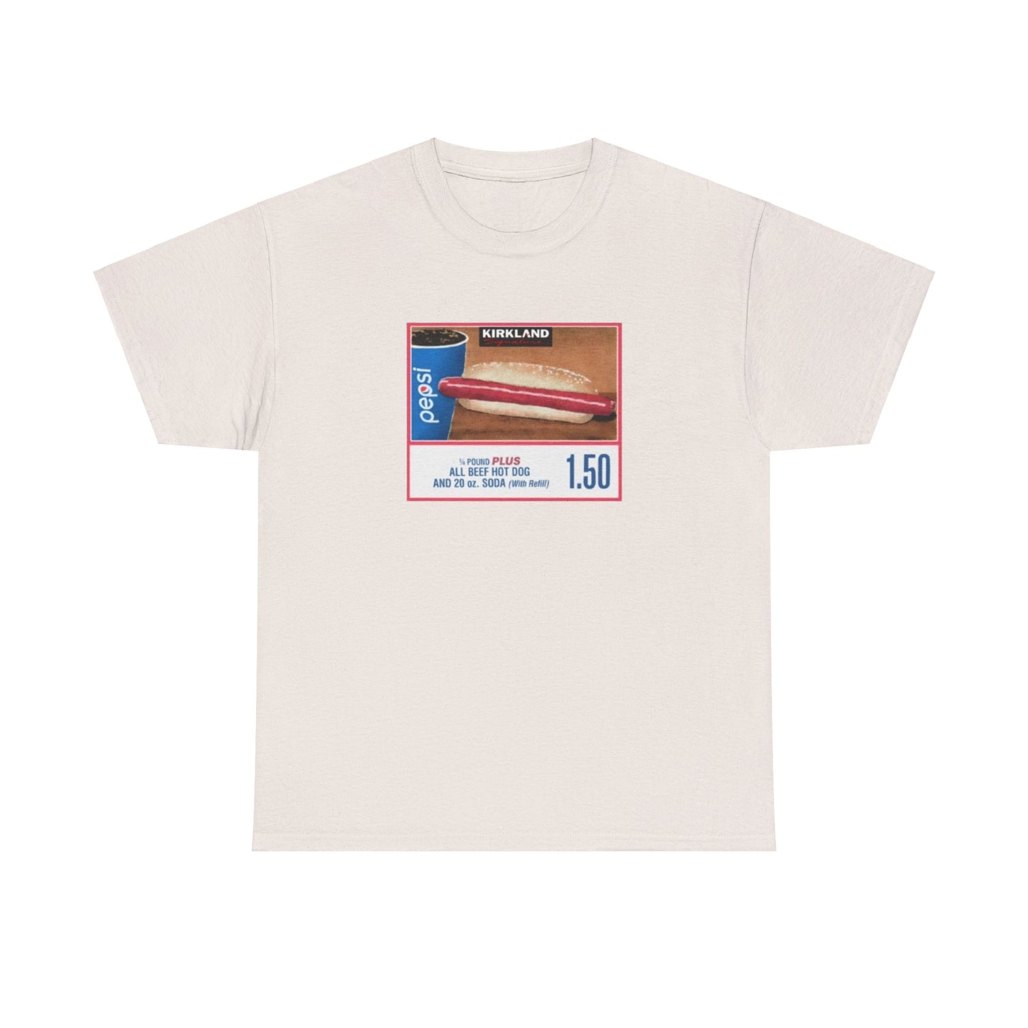 Costco Hotdog T-Shirt (Without Quote On Back)