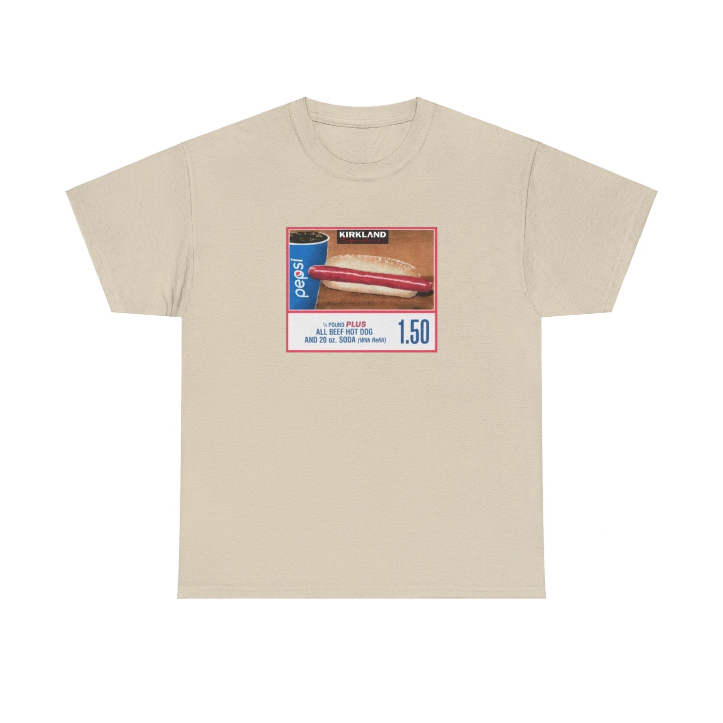 Costco Hotdog T-Shirt (Without Quote On Back)