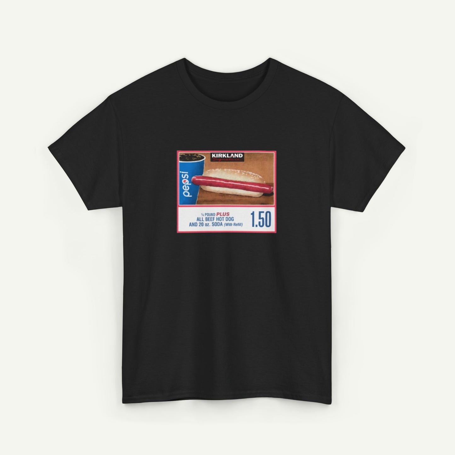 Costco Hotdog T-Shirt (With Quote On Back)