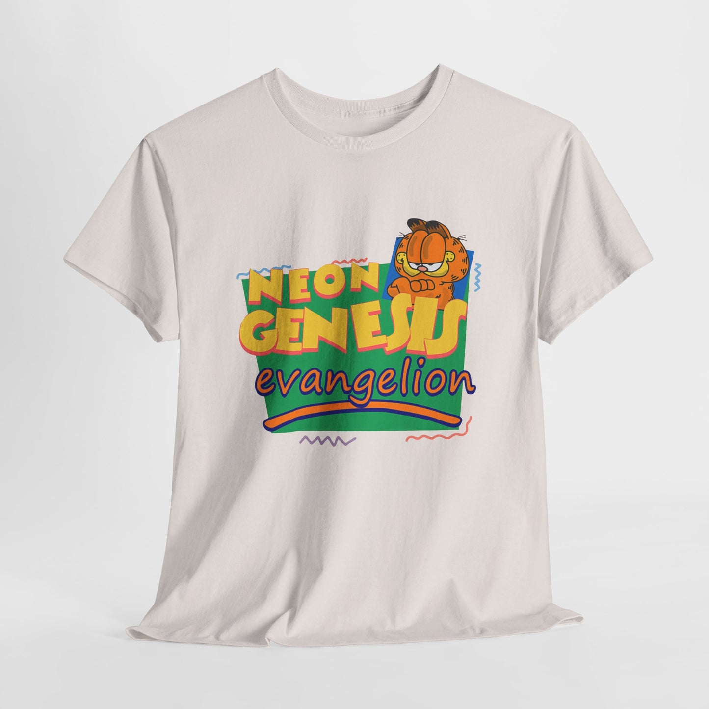 Garfield Neon Genesis Evangelion T-Shirt