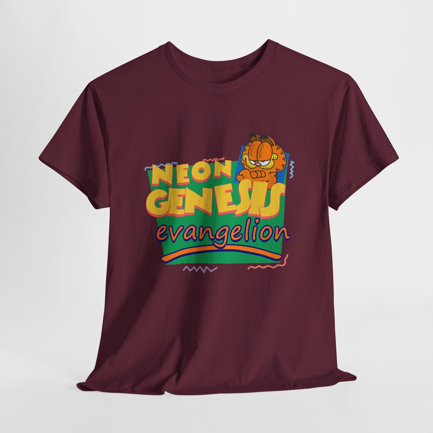 Garfield Neon Genesis Evangelion T-Shirt