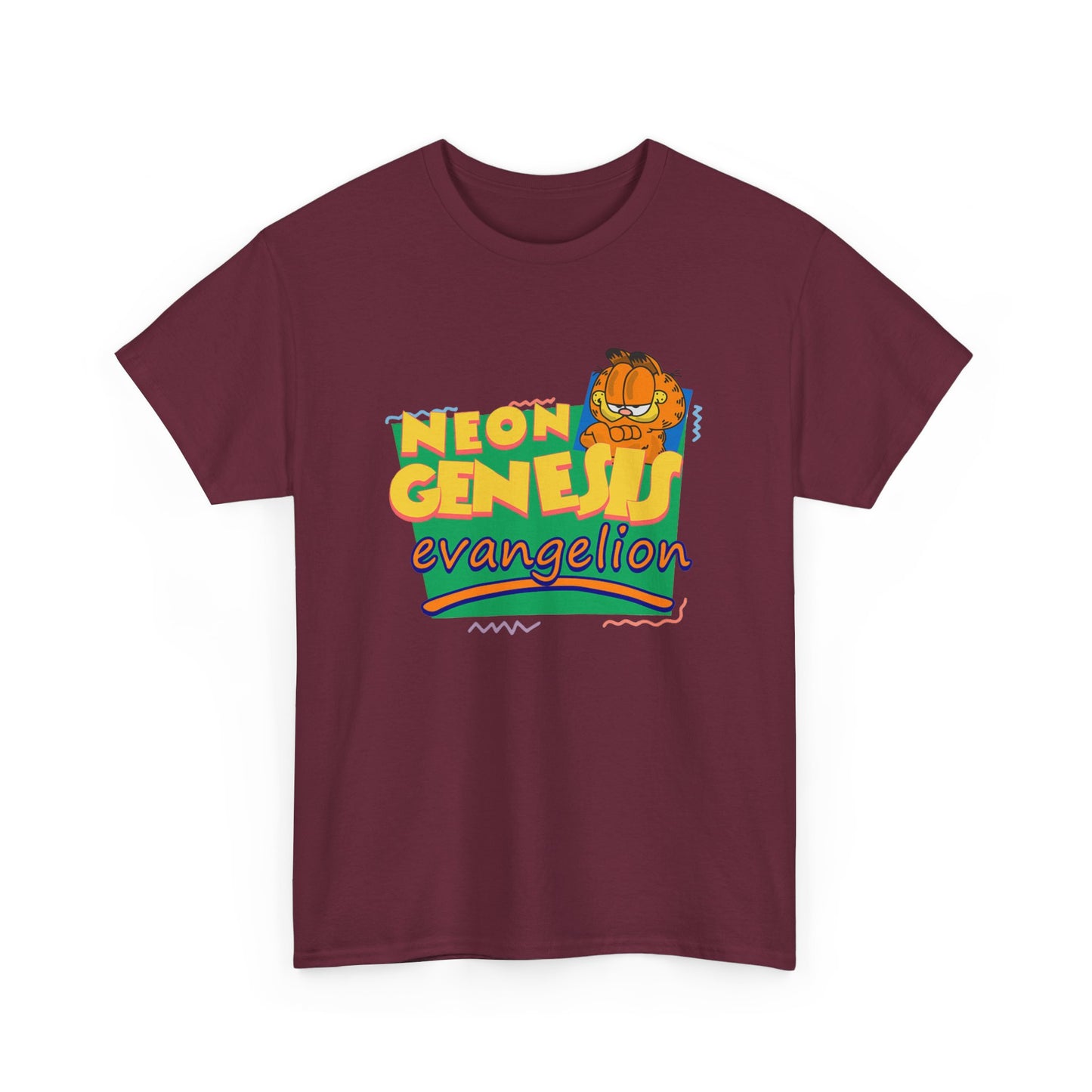 Garfield Neon Genesis Evangelion T-Shirt