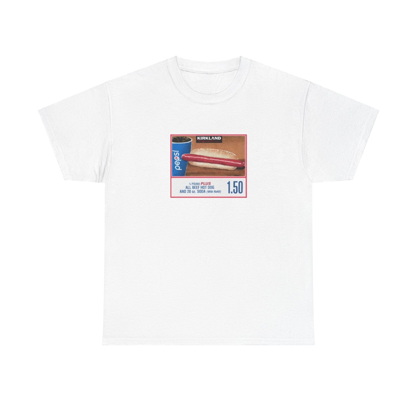 Costco Hotdog T-Shirt (With Quote On Back)