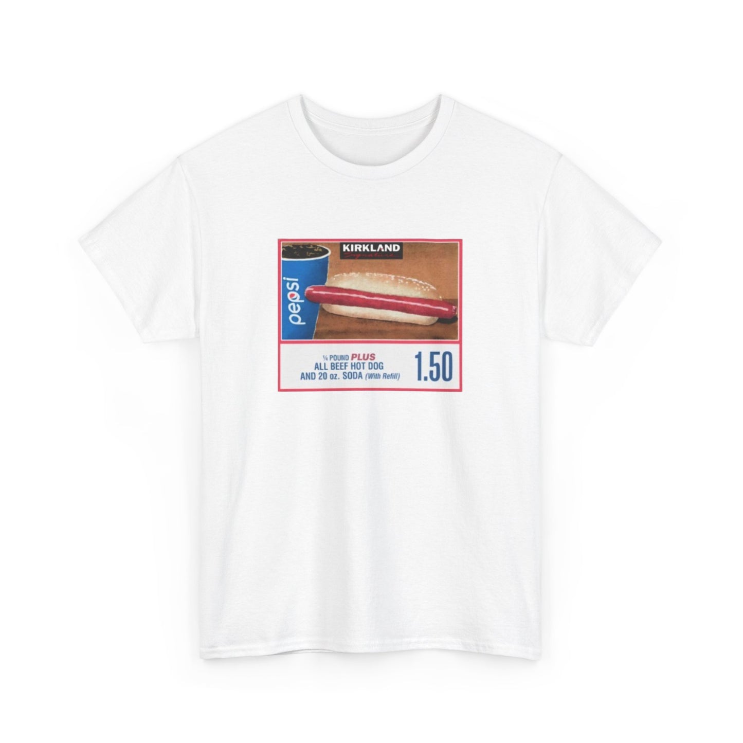 Costco Hotdog T-Shirt (Without Quote On Back)