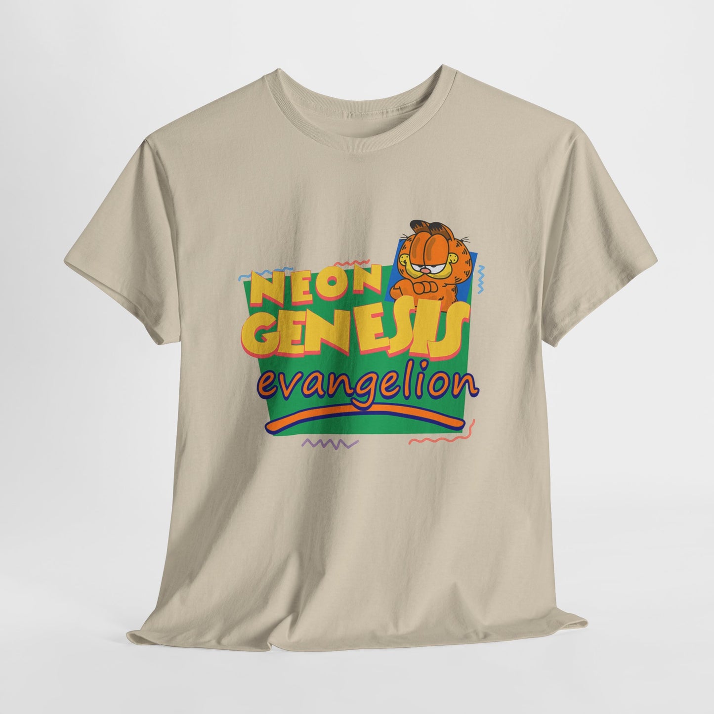 Garfield Neon Genesis Evangelion T-Shirt