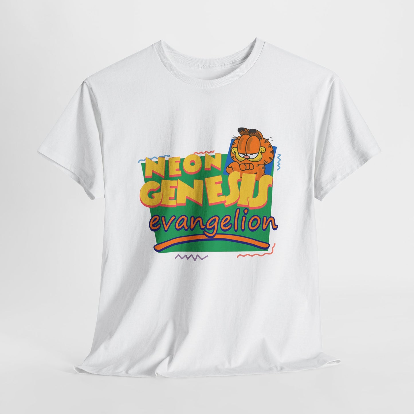 Garfield Neon Genesis Evangelion T-Shirt