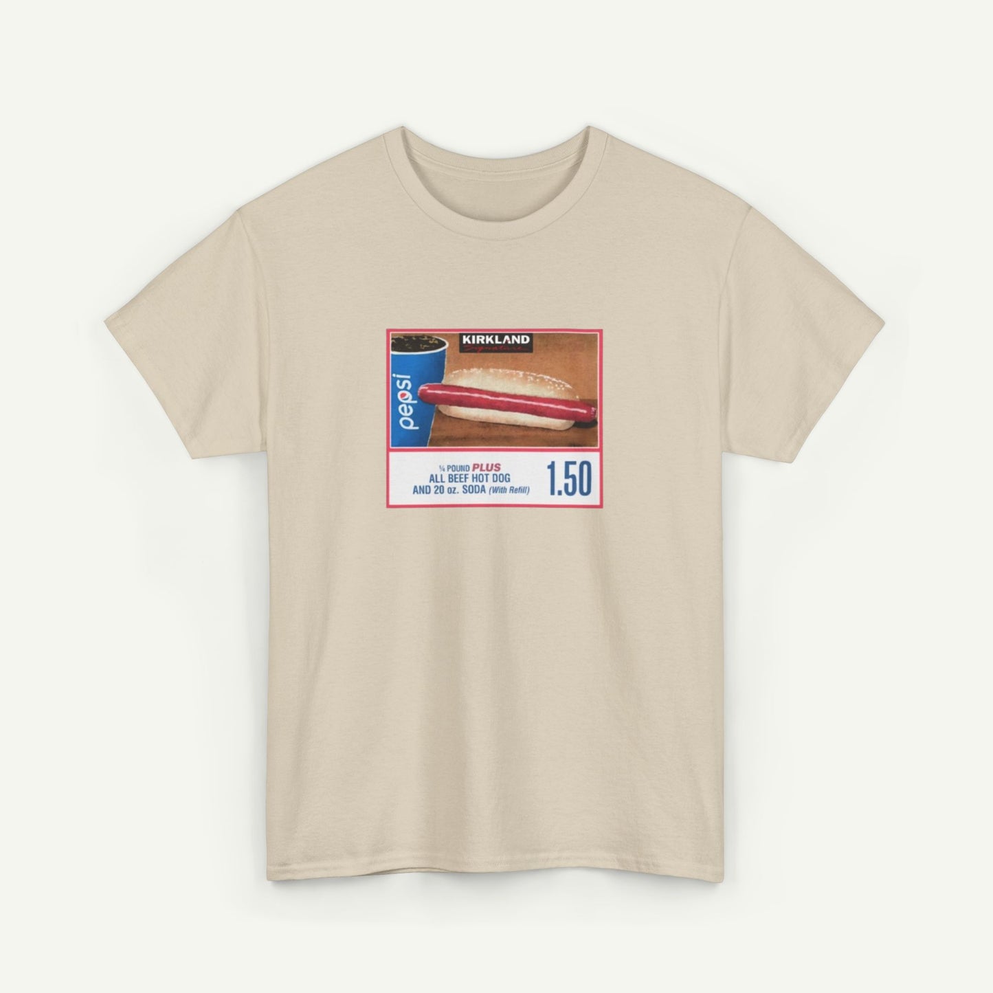 Costco Hotdog T-Shirt (With Quote On Back)