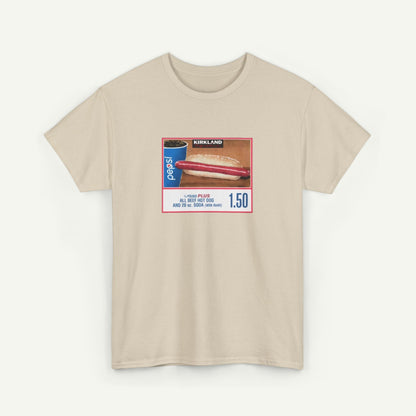 Costco Hotdog T-Shirt (With Quote On Back)