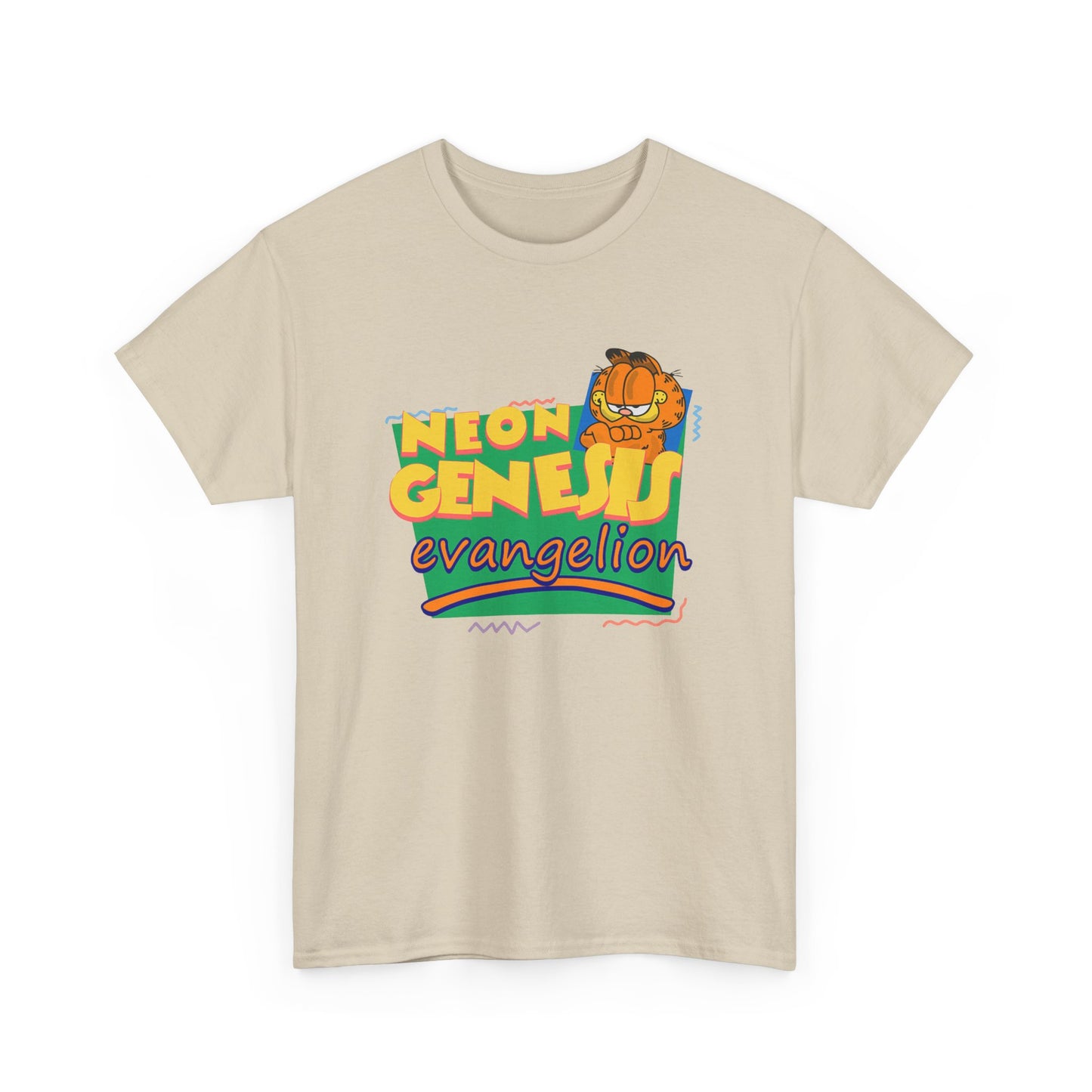 Garfield Neon Genesis Evangelion T-Shirt