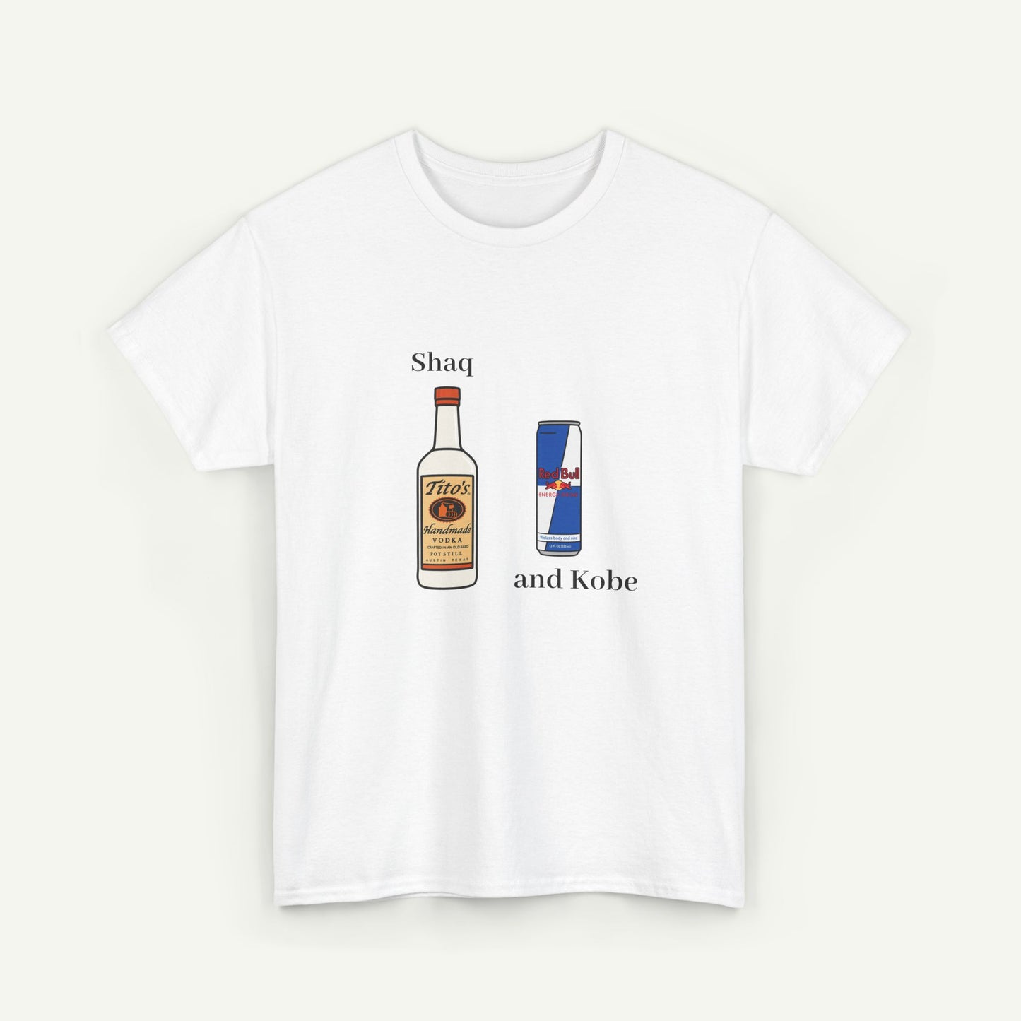 Shaq and Kobe T-Shirt (Vodka & Red Bull)
