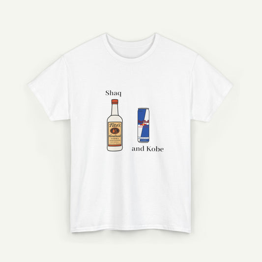 Shaq and Kobe T-Shirt (Vodka & Red Bull)