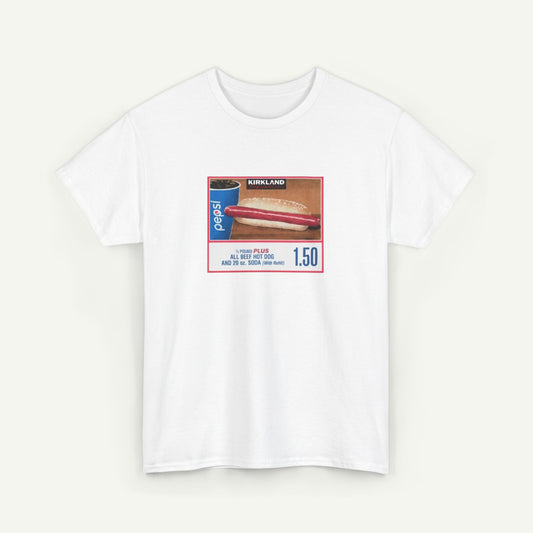 Costco Hotdog T-Shirt (Without Quote On Back)